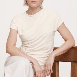 Banana Republic Luxe Wool Blend Cream Top Size XXL